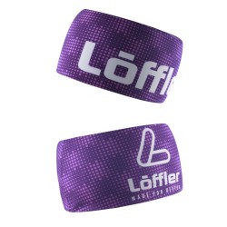 тёплая повязка Löffler Headband Wide new фиолетовая